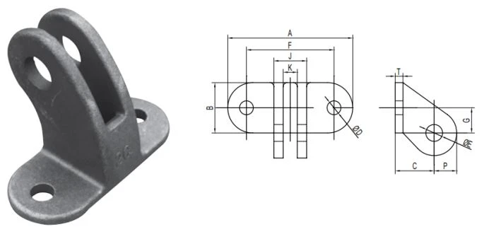 Cast detachable chain Attachment